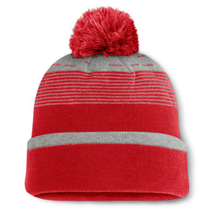 St. Louis Cardinals Fanatics Fundamental Gradient Cuffed Knit Hat with Pom - Red Hats