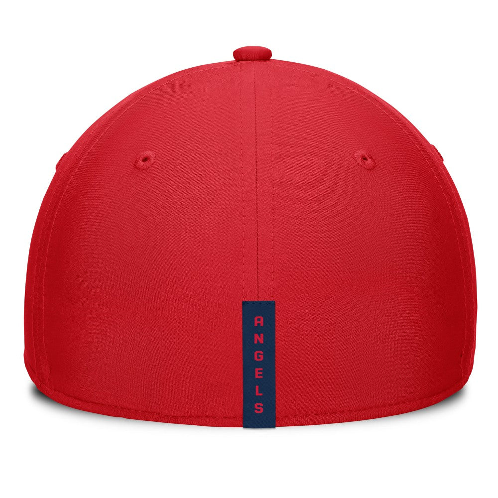 Los Angeles Angels Fanatics Fundamental Tag Flex Hat - Red Hats