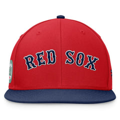 Boston Red Sox Fanatics Fundamental Two-Tone Fitted Hat - Red Hats
