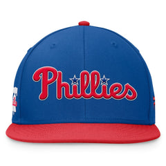 Philadelphia Phillies Fanatics Fundamental Two-Tone Fitted Hat - Royal Hats