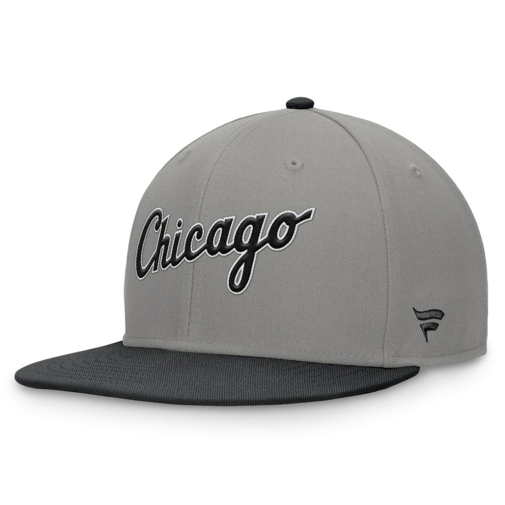 Chicago White Sox Fanatics Fundamental Two-Tone Fitted Hat - Gray Hats