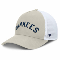 New York Yankees Fanatics Heritage Light Khaki A-Frame Adjustable Hat - Khaki Hats