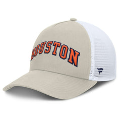 Houston Astros Fanatics Heritage Light Khaki A-Frame Adjustable Hat - Khaki Hats