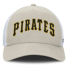 Pittsburgh Pirates Fanatics Heritage Light Khaki A-Frame Adjustable Hat - Khaki Hats