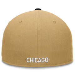 Chicago Cubs Fanatics  Heritage Two-Tone Fitted Hat - Khaki/Black Hats