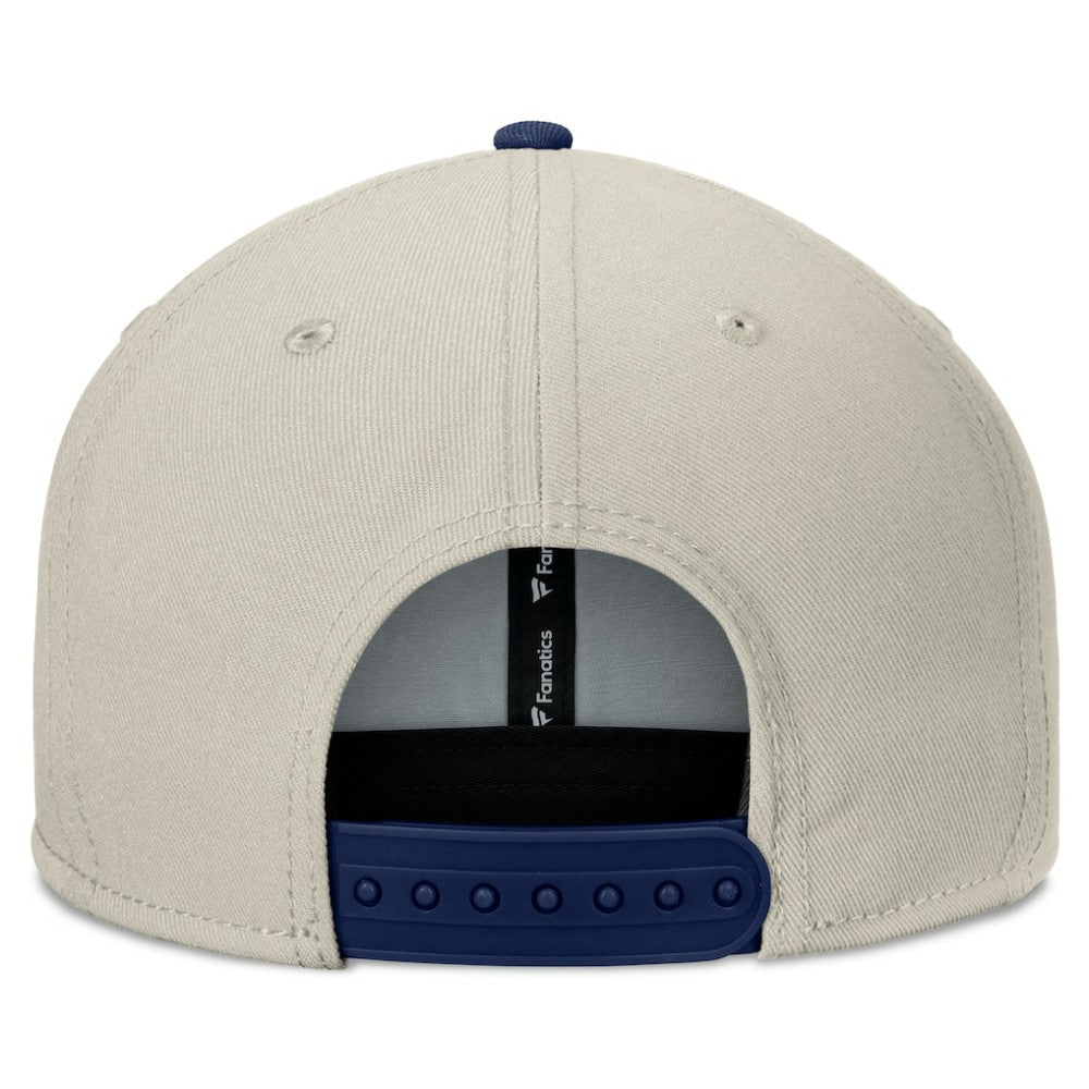 New York Yankees Fanatics Team Two-Tone Snapback Hat - Khaki/Navy Hats