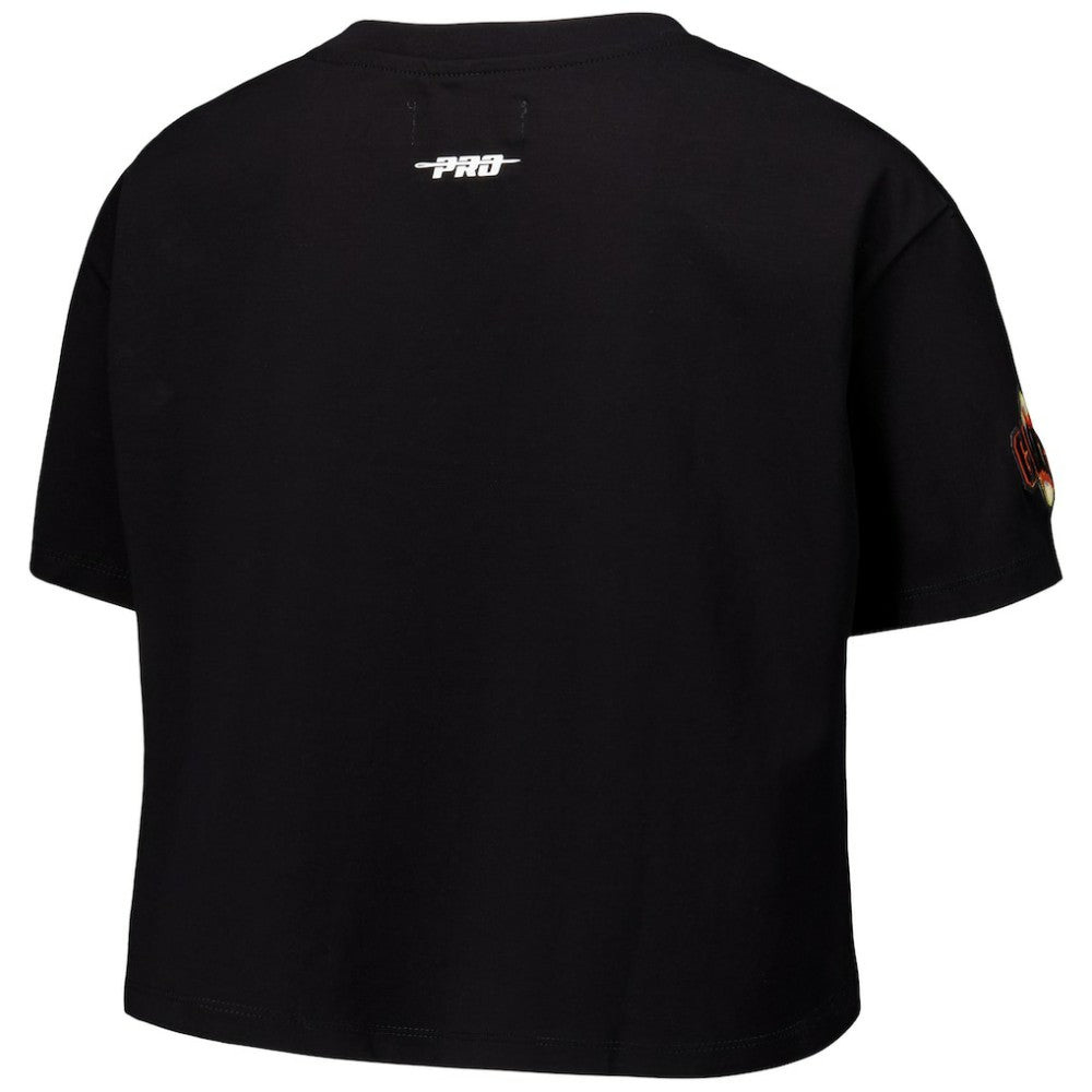 San Francisco Giants Pro Standard Women's Made To Play Boxy Cropped T-Shirt - Black T-shirts