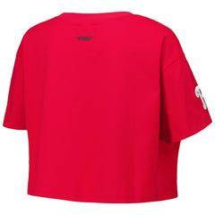 Philadelphia Phillies Pro Standard Women's Made To Play Boxy Cropped T-Shirt - Red T-shirts