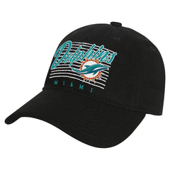 Miami Dolphins Youth Retro Wooly Adjustable Hat - Black Hats