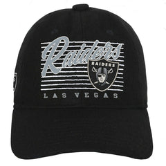 Las Vegas Raiders Youth Retro Wooly Adjustable Hat - Black Hats
