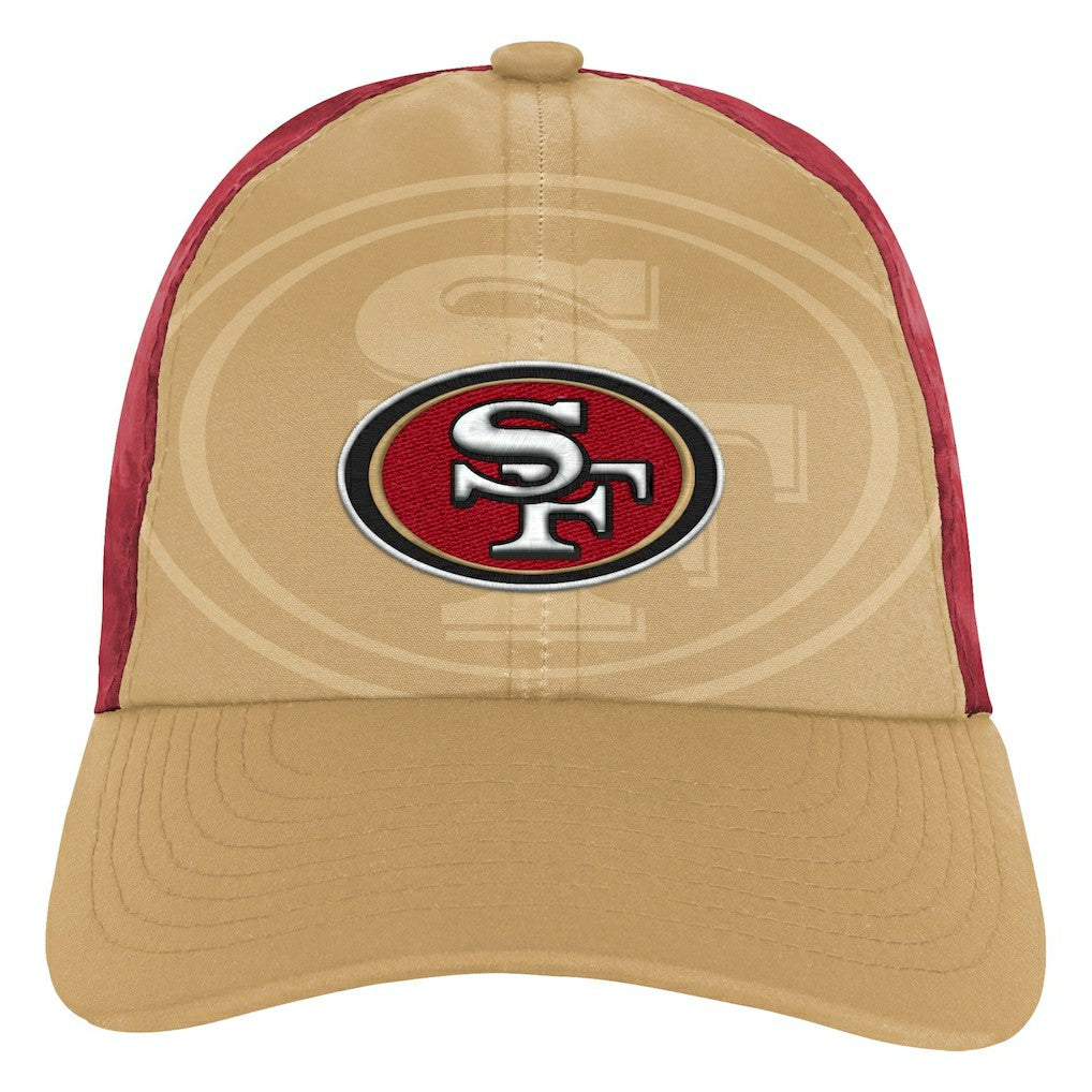 San Francisco 49ers Youth Combine Two-Tone Adjustable Hat - Gold/Scarlet Hats