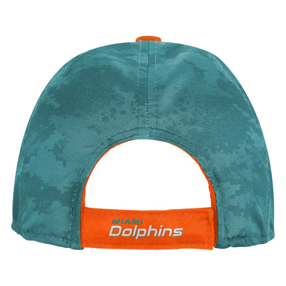 Miami Dolphins Youth Combine Two-Tone Adjustable Hat - Orange/Aqua Hats