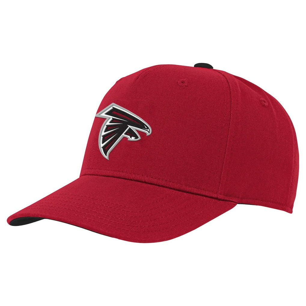Atlanta Falcons Youth Team Pre-Curved Adjustable Hat - Red Hats