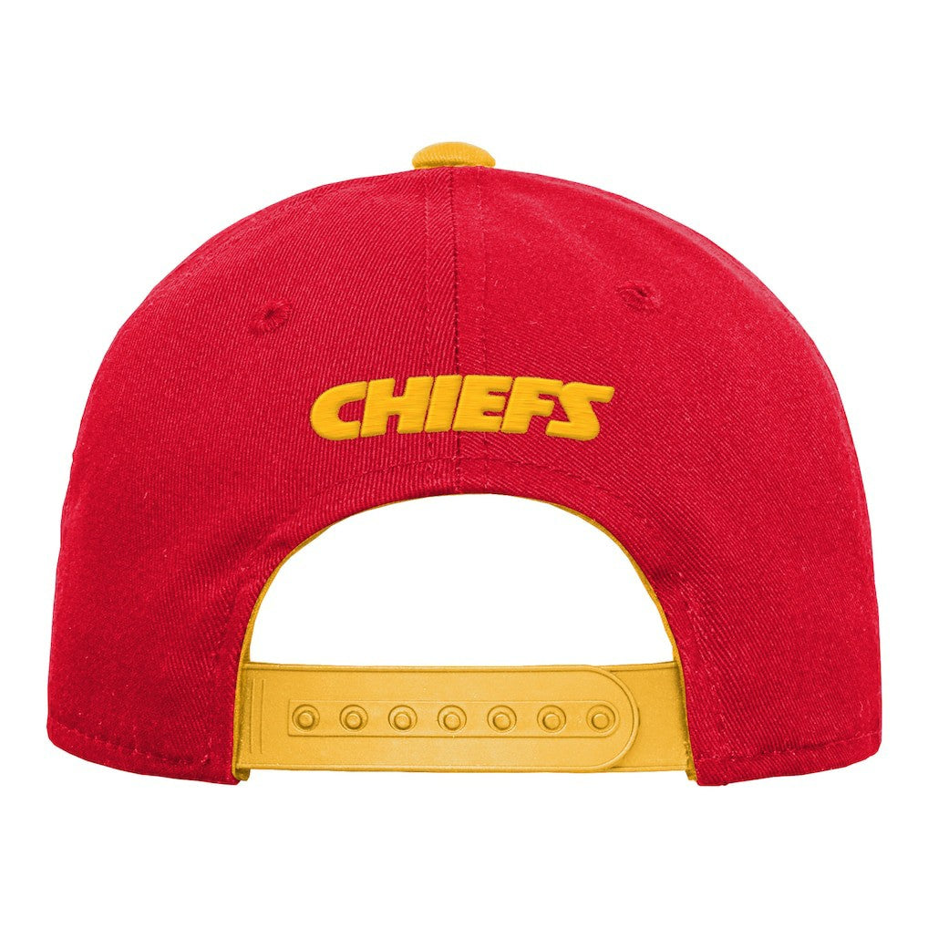 Kansas City Chiefs Youth Team Pre-Curved Adjustable Hat - Red Hats