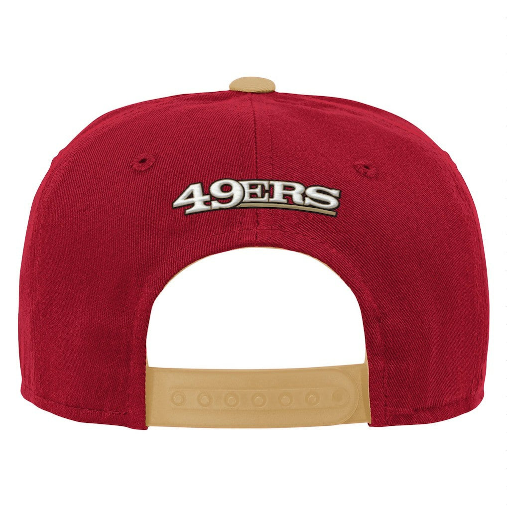 San Francisco 49ers Youth Team Pre-Curved Adjustable Hat - Scarlet Hats