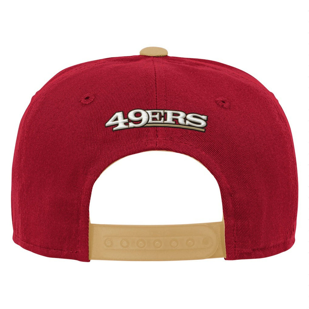 San Francisco 49ers Youth Team Pre-Curved Adjustable Hat - Scarlet Hats