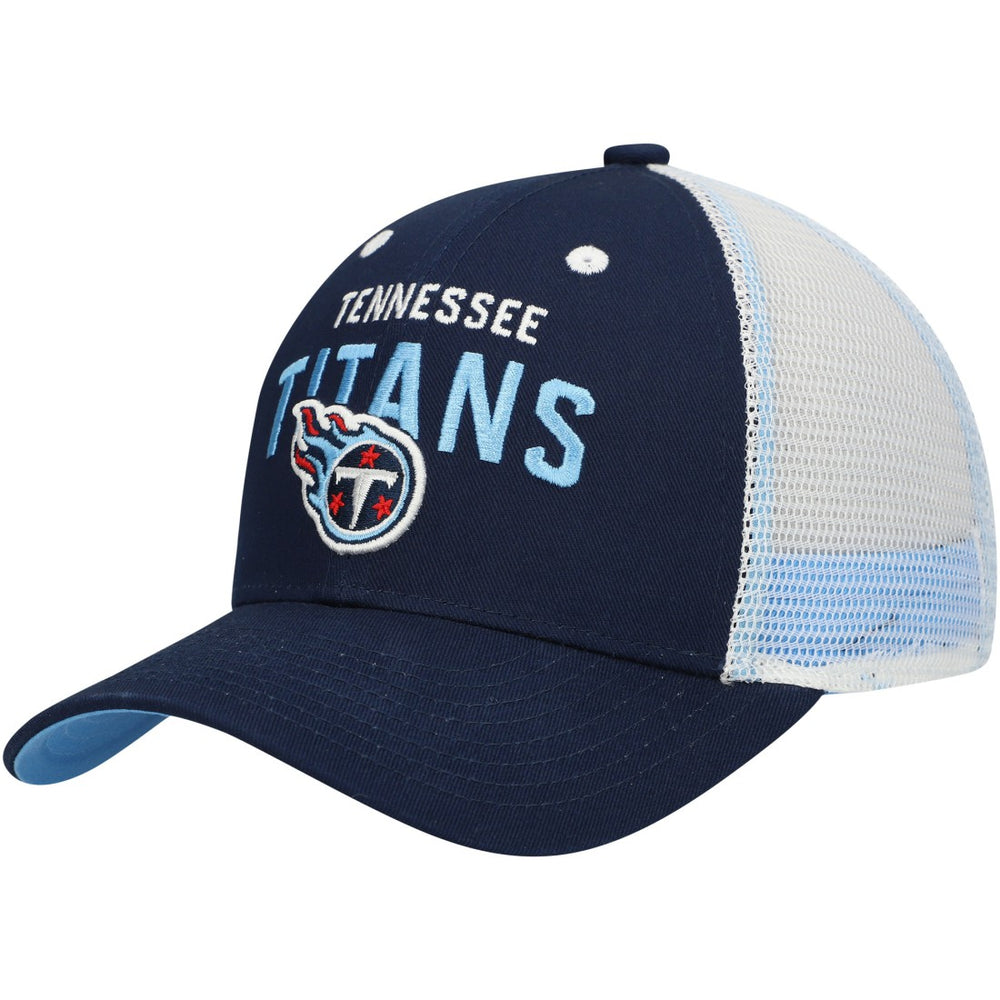 Tennessee Titans Youth Core Lockup Trucker Adjustable Hat - Navy Hats