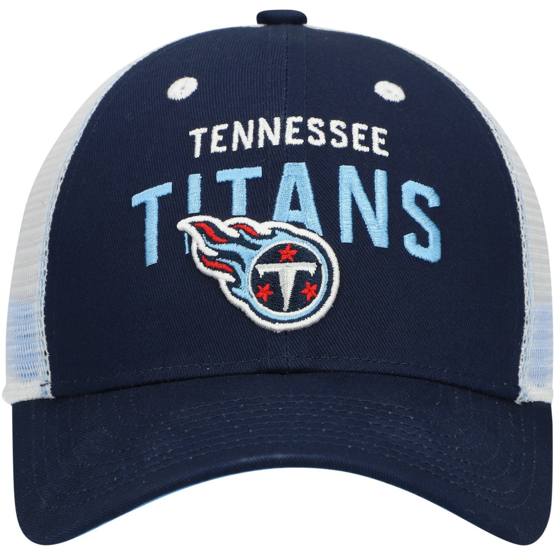 Tennessee Titans Youth Core Lockup Trucker Adjustable Hat - Navy Hats