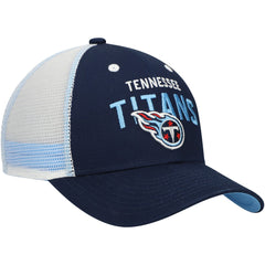Tennessee Titans Youth Core Lockup Trucker Adjustable Hat - Navy Hats