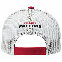Atlanta Falcons Youth Core Lockup Trucker Adjustable Hat - Red Hats