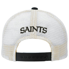 New Orleans Saints Youth Core Lockup Trucker Adjustable Hat - Black Hats