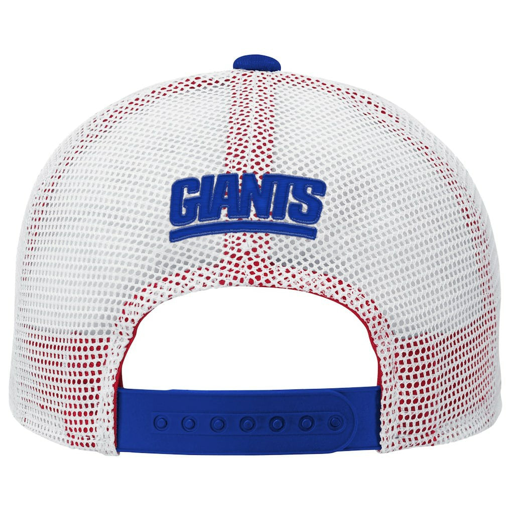 New York Giants Youth Core Lockup Trucker Adjustable Hat - Royal Hats