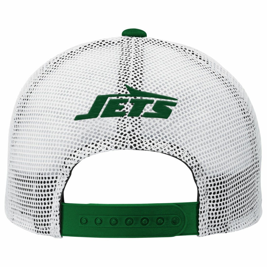 New York Jets Youth Core Lockup Trucker Adjustable Hat - Green Hats