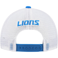Detroit Lions Youth Core Lockup Trucker Adjustable Hat - Blue Hats