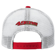 San Francisco 49ers Preschool Core Lockup Trucker Adjustable hat - Scarlet Hats