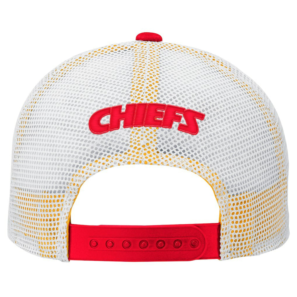 Kansas City Chiefs Preschool Core Lockup Trucker Adjustable hat - Red Hats