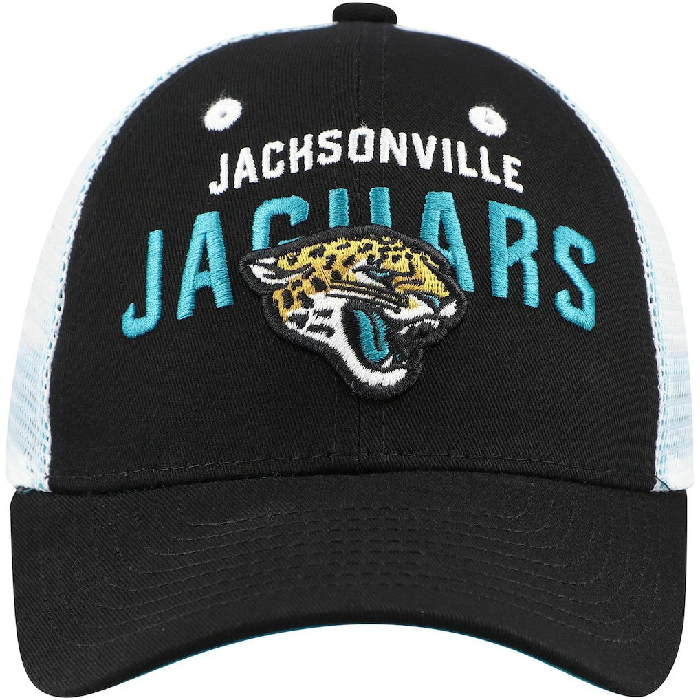 Jacksonville Jaguars Preschool Core Lockup Trucker Adjustable hat - Black Hats