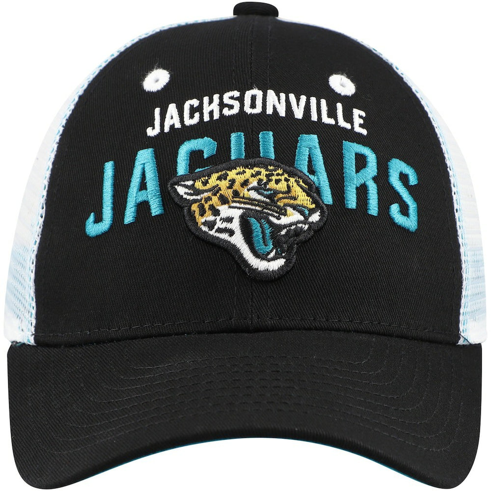 Jacksonville Jaguars Preschool Core Lockup Trucker Adjustable hat - Black Hats