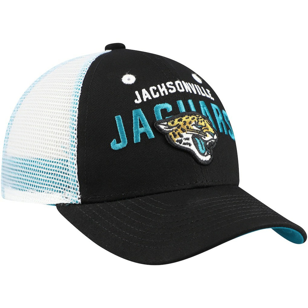 Jacksonville Jaguars Preschool Core Lockup Trucker Adjustable hat - Black Hats