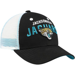 Jacksonville Jaguars Preschool Core Lockup Trucker Adjustable hat - Black Hats