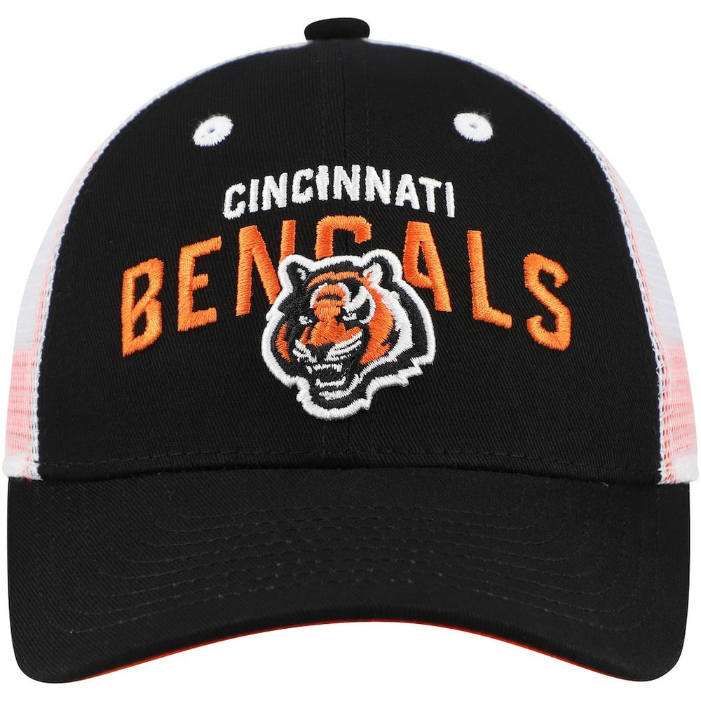 Cincinnati Bengals Preschool Core Lockup Trucker Adjustable hat - Black Hats
