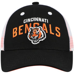 Cincinnati Bengals Preschool Core Lockup Trucker Adjustable hat - Black Hats