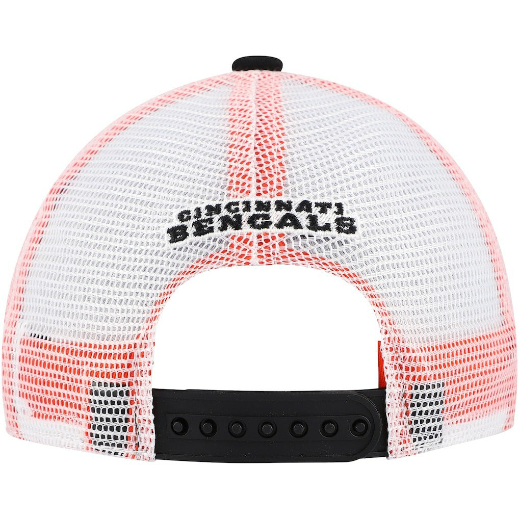 Cincinnati Bengals Preschool Core Lockup Trucker Adjustable hat - Black Hats