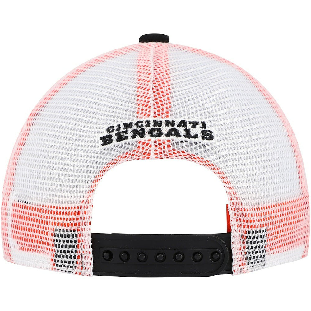 Cincinnati Bengals Preschool Core Lockup Trucker Adjustable hat - Black Hats