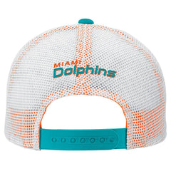 Miami Dolphins Preschool Core Lockup Trucker Adjustable hat - Aqua Hats