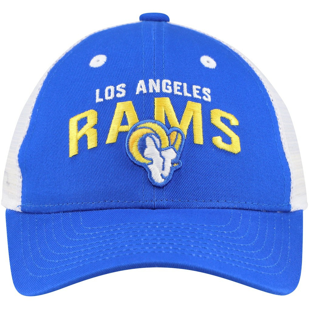 Los Angeles Rams Preschool Core Lockup Trucker Adjustable hat - Royal Hats