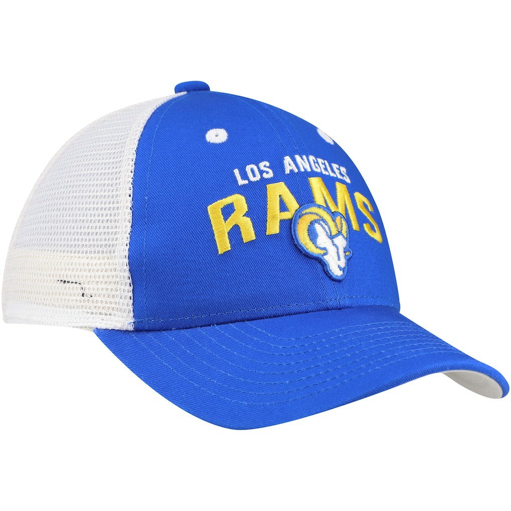 Los Angeles Rams Preschool Core Lockup Trucker Adjustable hat - Royal Hats