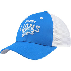 Detroit Lions Preschool Core Lockup Trucker Adjustable hat - Blue Hats