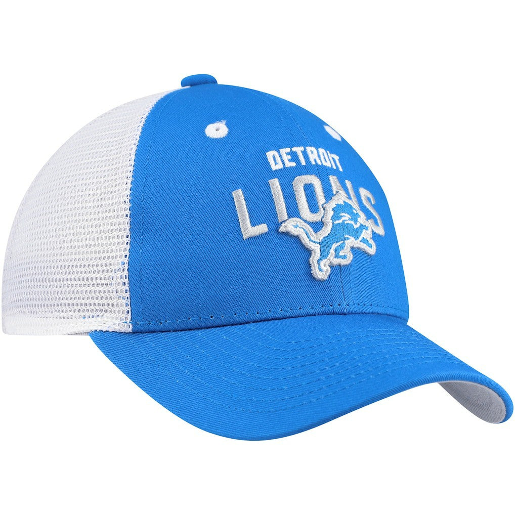 Detroit Lions Preschool Core Lockup Trucker Adjustable hat - Blue Hats