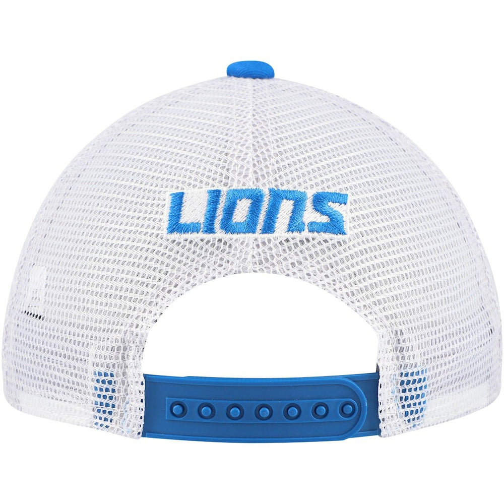 Detroit Lions Preschool Core Lockup Trucker Adjustable hat - Blue Hats
