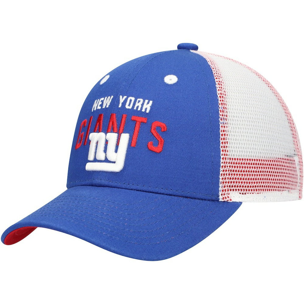New York Giants Preschool Core Lockup Trucker Adjustable hat - Royal Hats