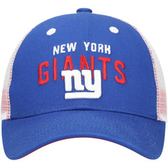 New York Giants Preschool Core Lockup Trucker Adjustable hat - Royal Hats