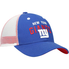 New York Giants Preschool Core Lockup Trucker Adjustable hat - Royal Hats