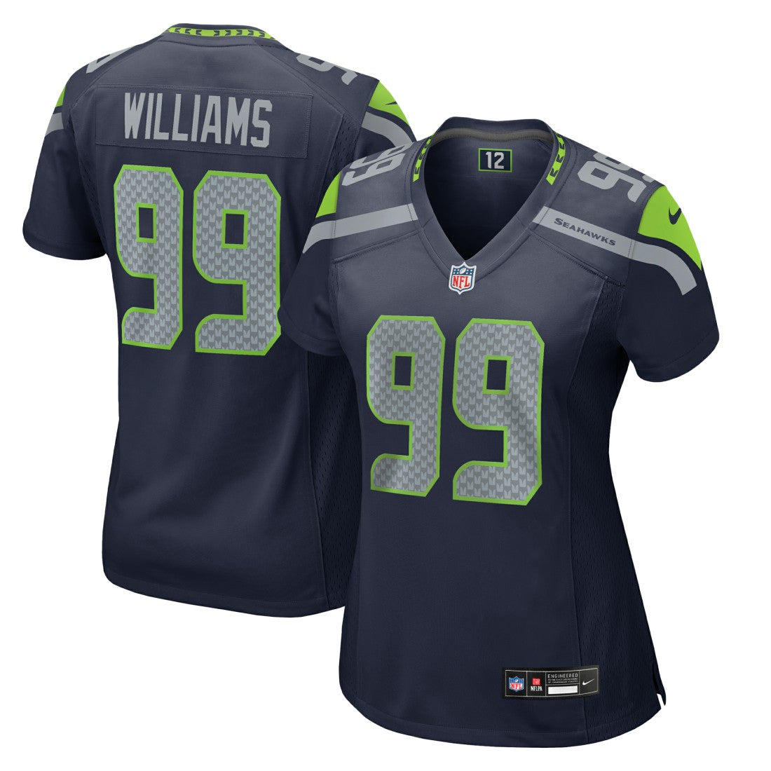Leonard Williams Seattle Seahawks Women's Team Game Jersey - College College Navy Jerseys