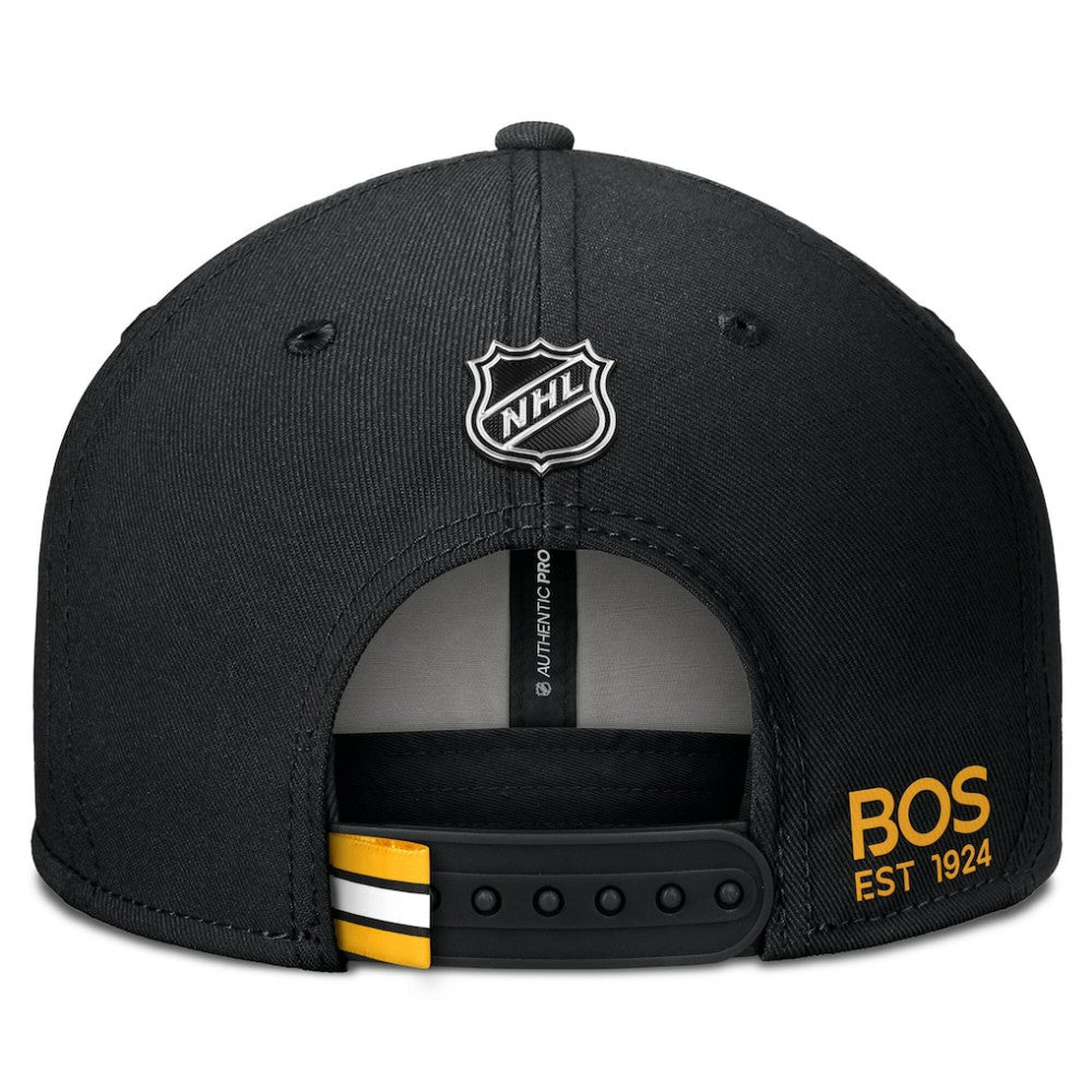 Boston Bruins Fanatics Authentic Pro Prime Snapback Hat - Black | US 200897488