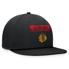 Chicago Blackhawks Fanatics Authentic Pro Prime Snapback Hat - Black | US 200897491